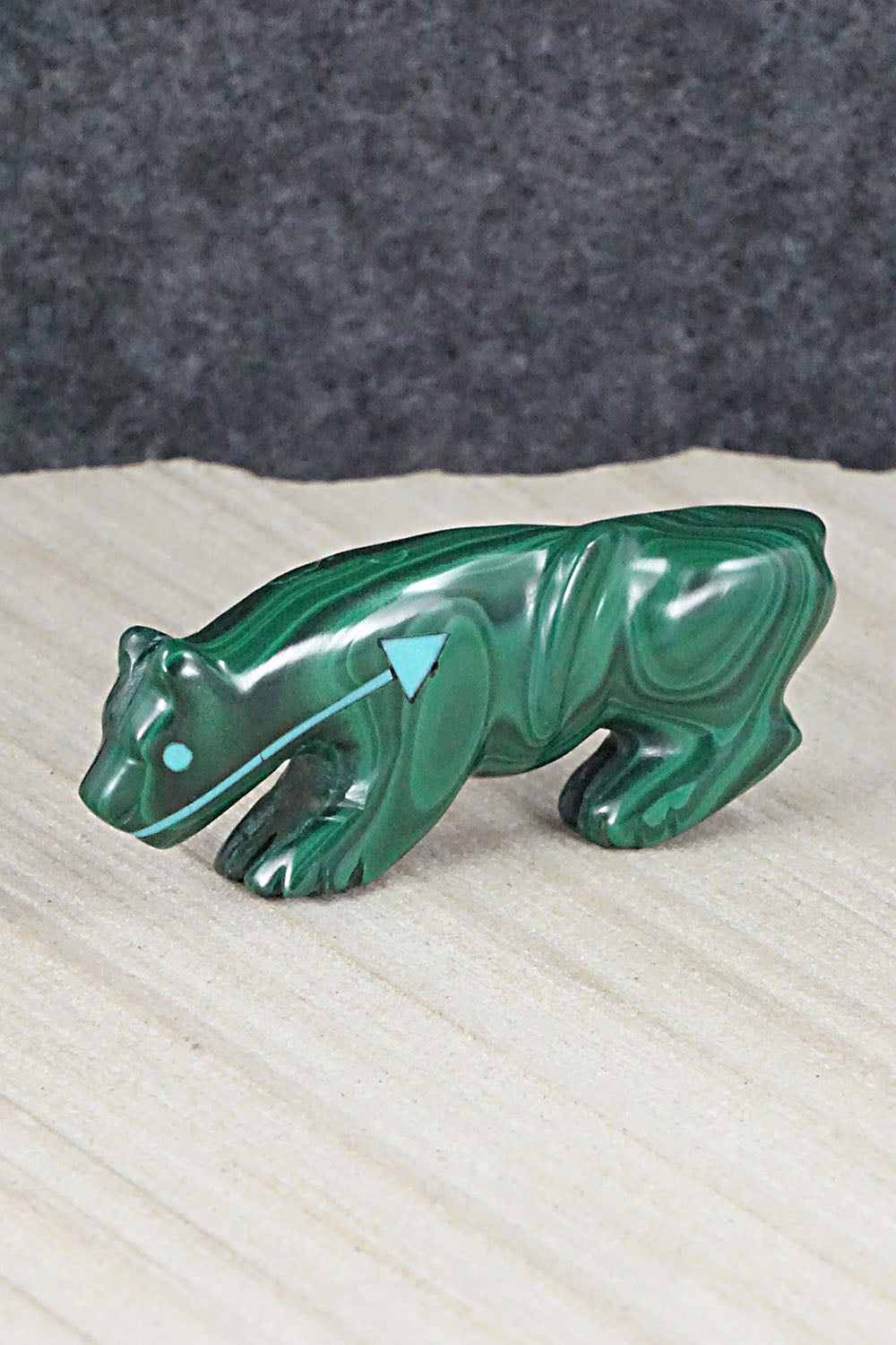 Mountain Lion Zuni Fetish Carving - Andres Quandelacy