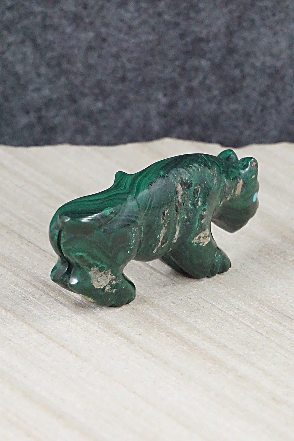 Mountain Lion Zuni Fetish Carving - Andres Quandelacy