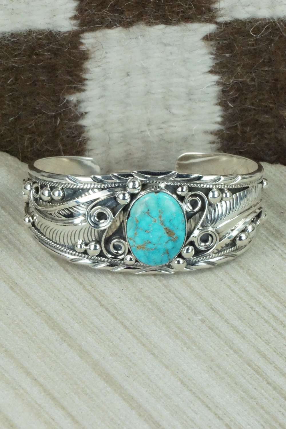 Turquoise & Sterling Silver Bracelet - Davey Morgan