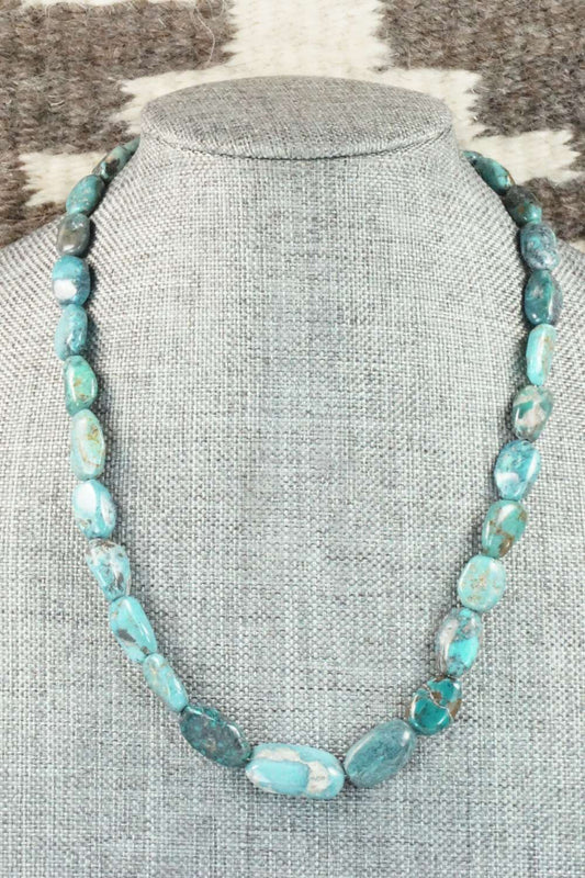Turquoise & Sterling Silver Necklace - Doreen Jake