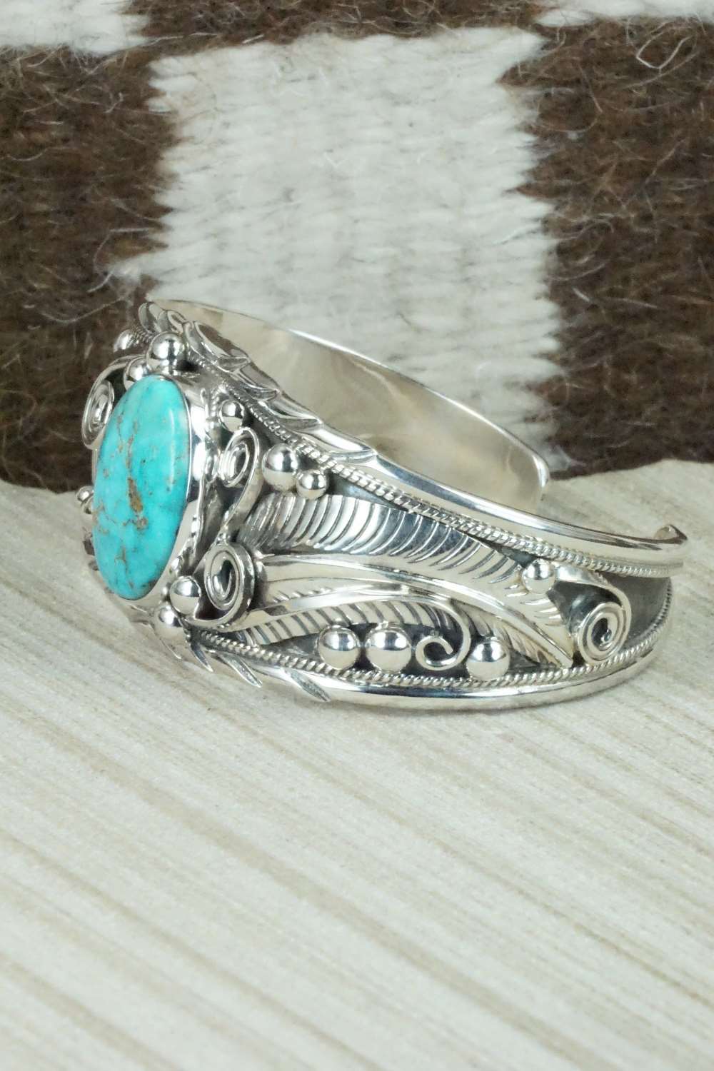 Turquoise & Sterling Silver Bracelet - Davey Morgan