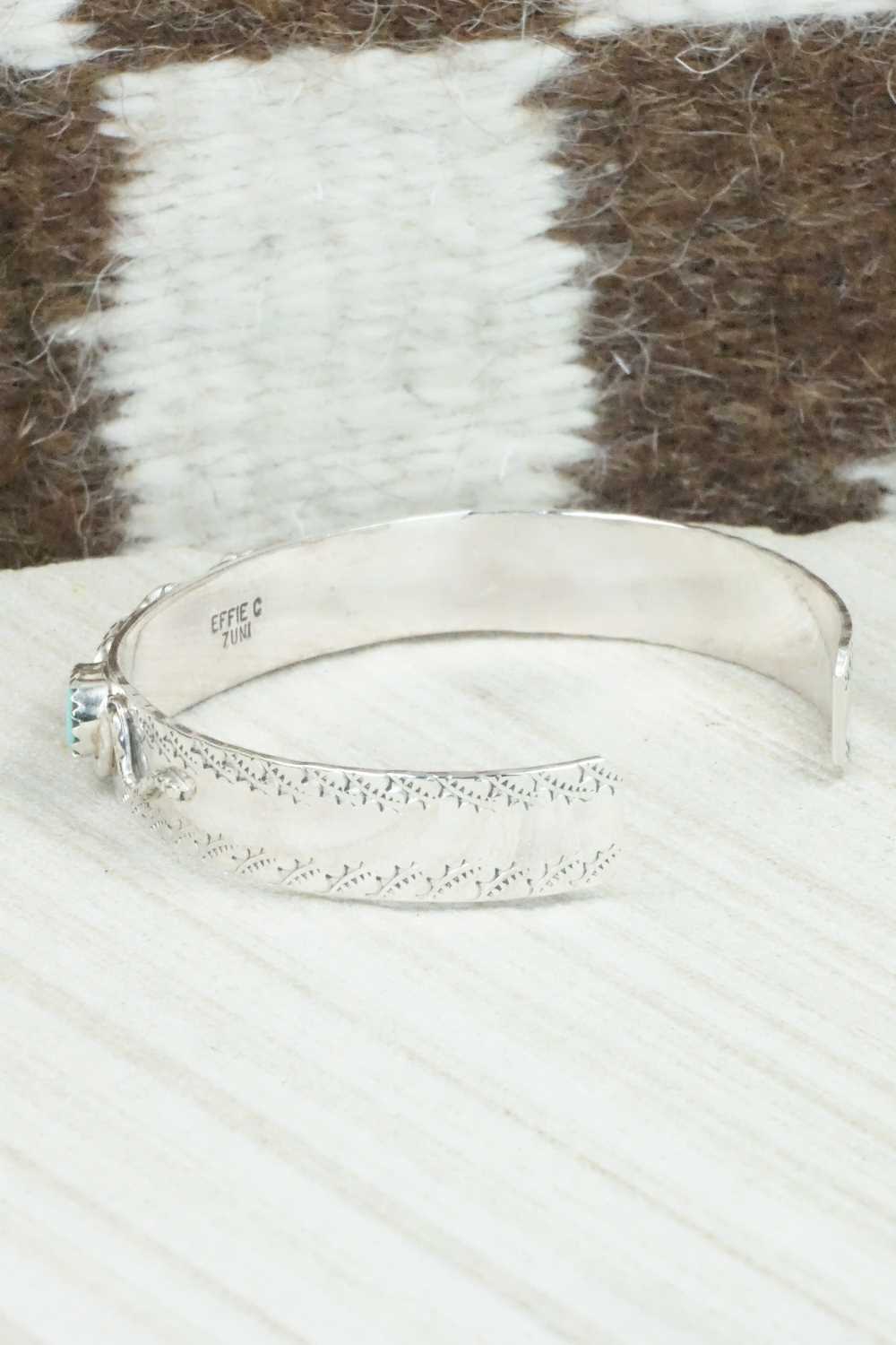 Turquoise, Coral & Sterling Silver Bracelet - Joy Calavaza