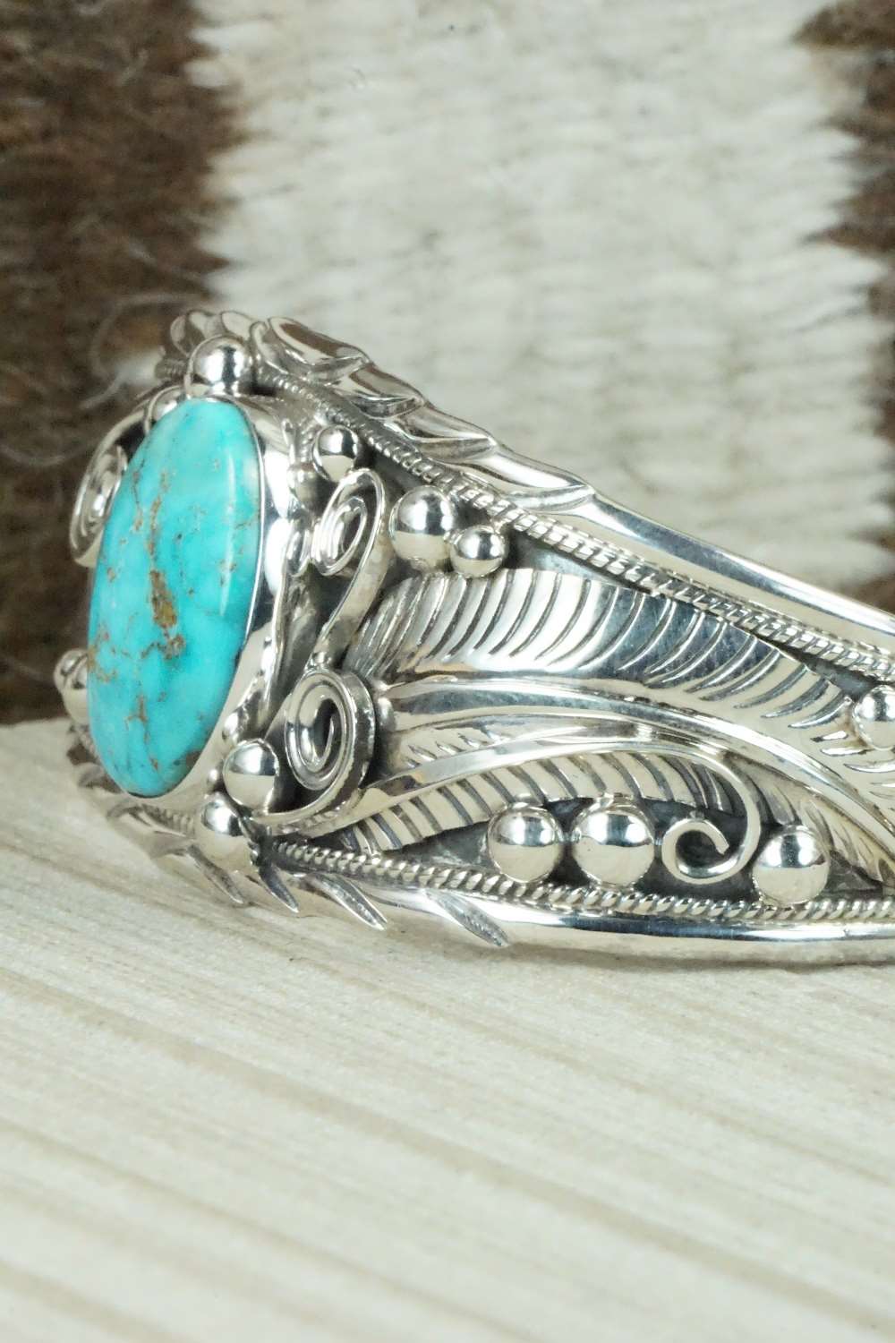 Turquoise & Sterling Silver Bracelet - Davey Morgan