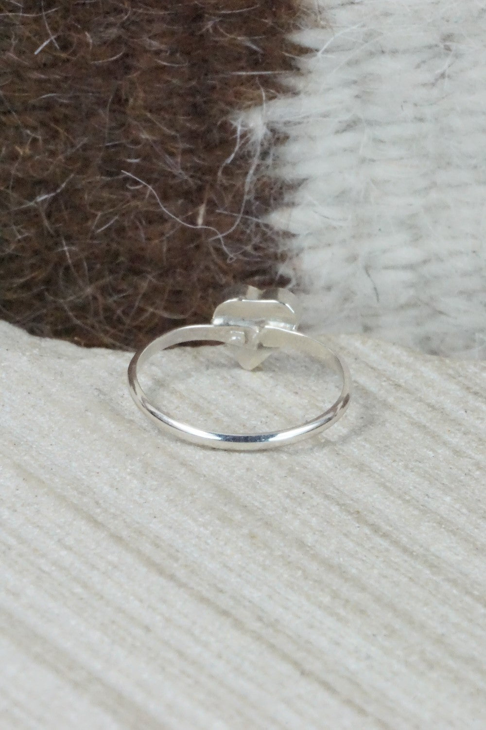 Turquoise & Sterling Silver Ring - A Lalio - Size 7