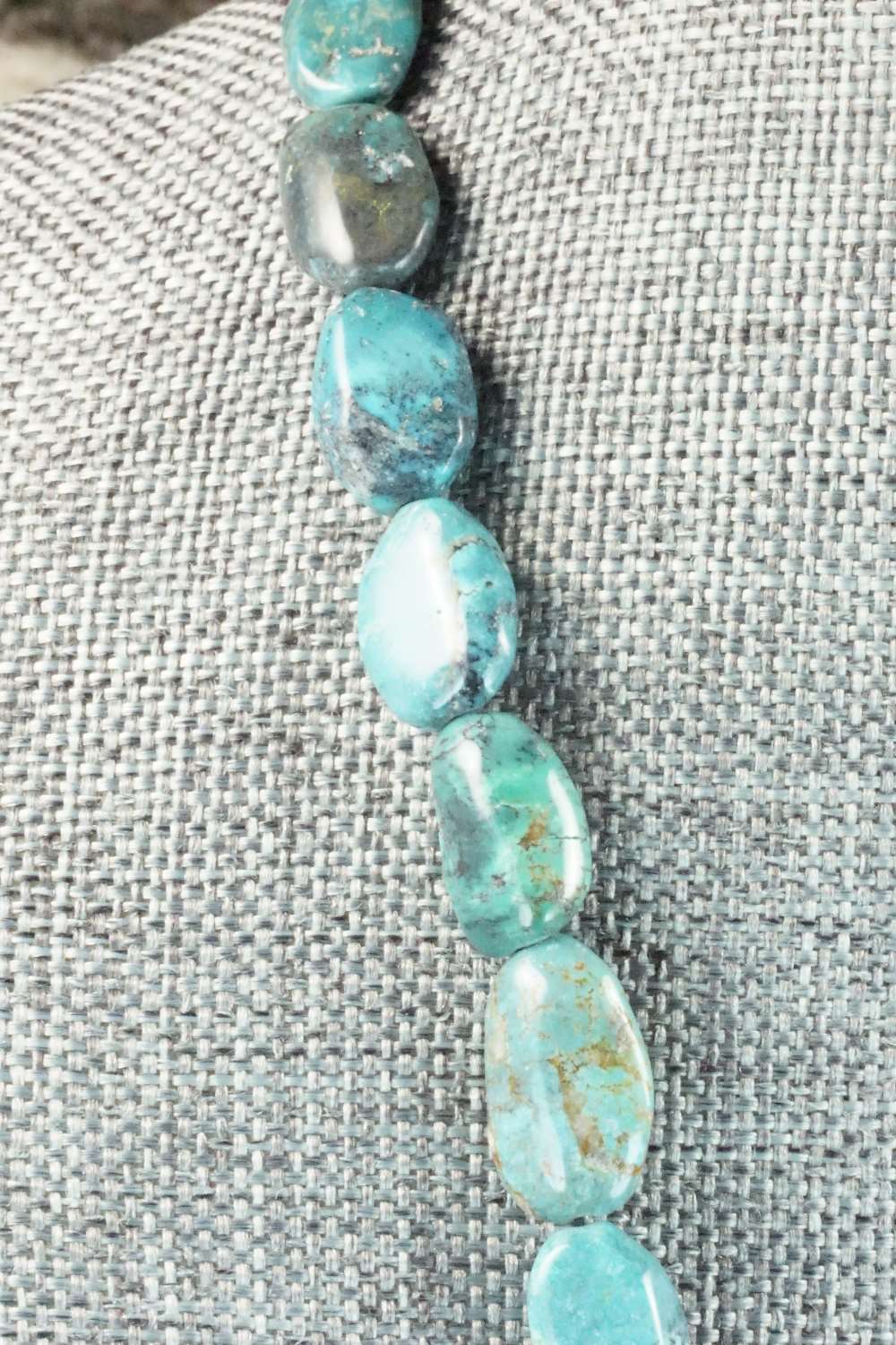 Turquoise & Sterling Silver Necklace - Doreen Jake