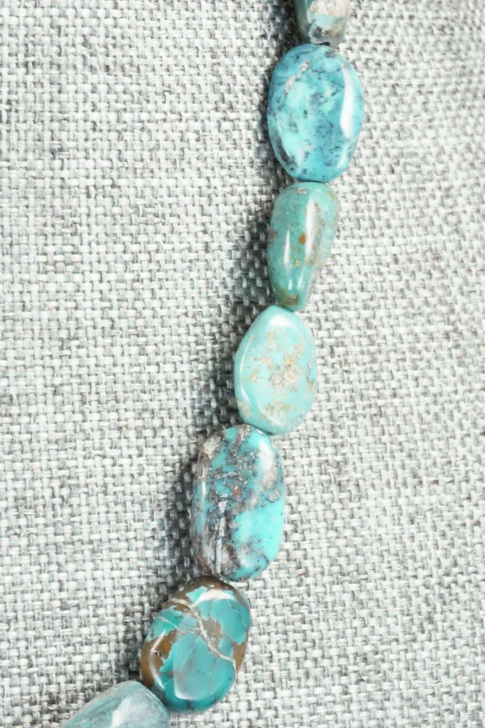 Turquoise & Sterling Silver Necklace - Doreen Jake