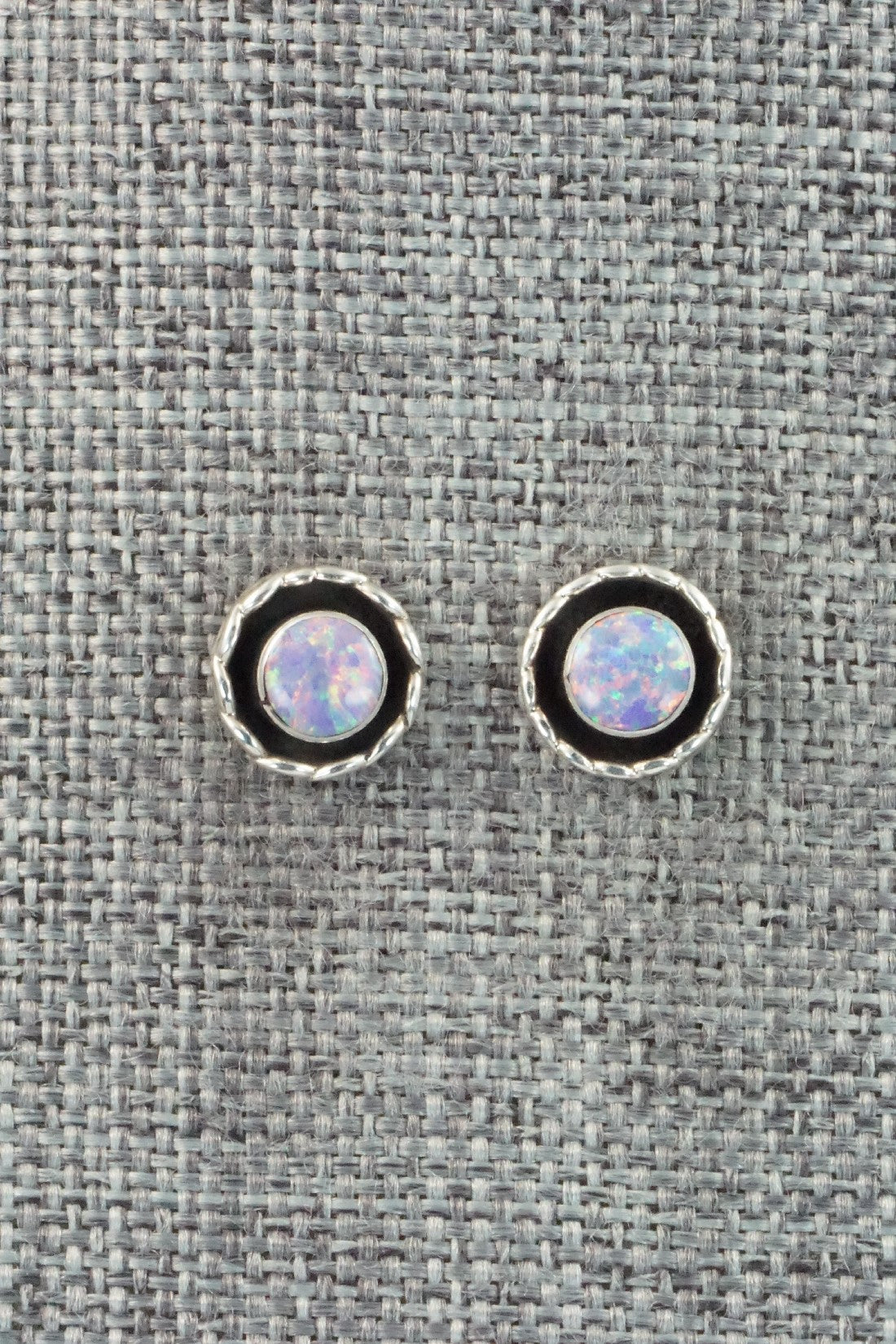 Opalite & Sterling Silver Earrings - Corina Leekity