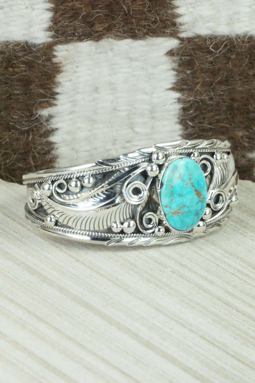 Turquoise & Sterling Silver Bracelet - Davey Morgan