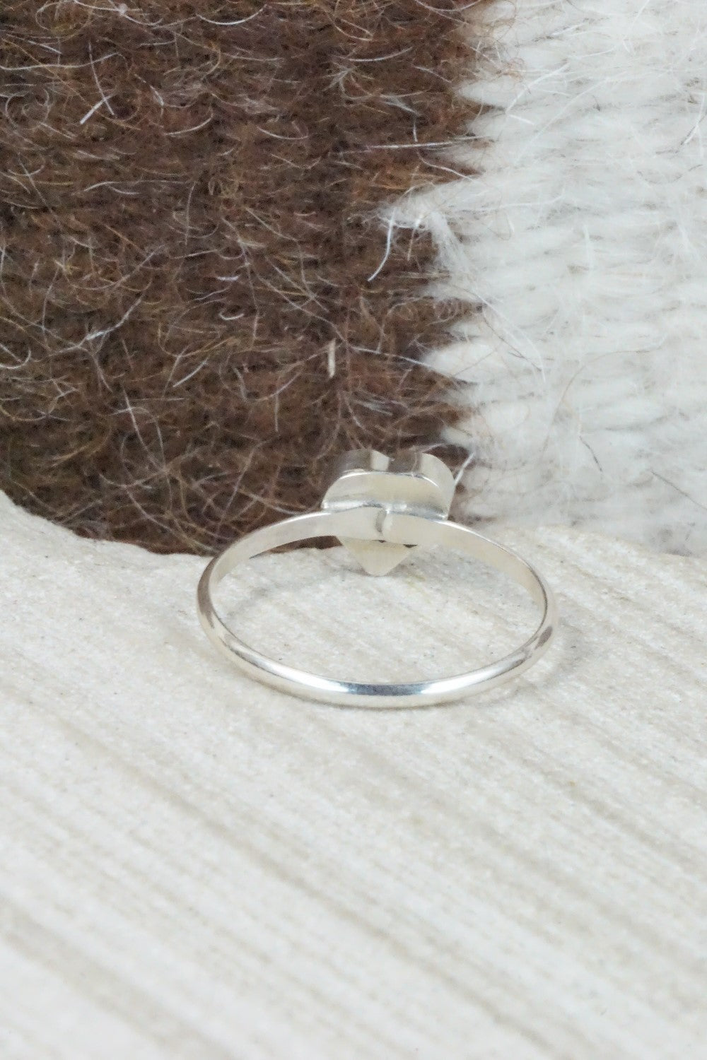 Turquoise & Sterling Silver Ring - A Lalio - Size 7