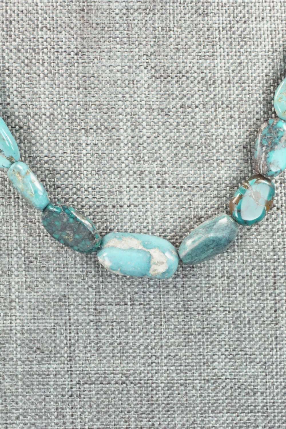 Turquoise & Sterling Silver Necklace - Doreen Jake