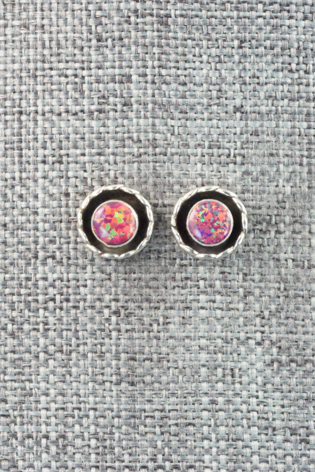 Opalite & Sterling Silver Earrings - Corina Leekity
