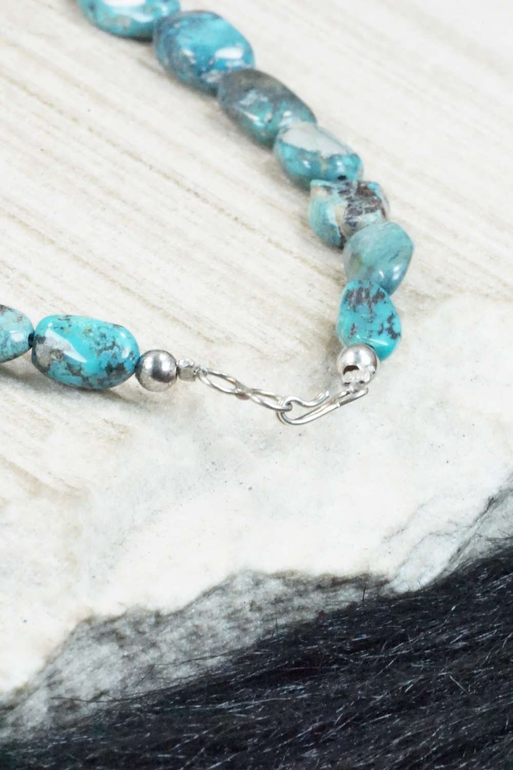 Turquoise & Sterling Silver Necklace - Doreen Jake