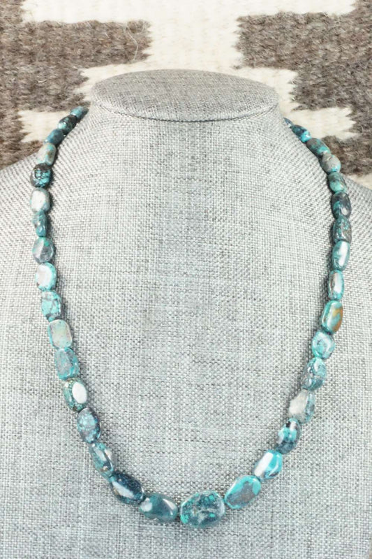 Turquoise & Sterling Silver Necklace - Doreen Jake