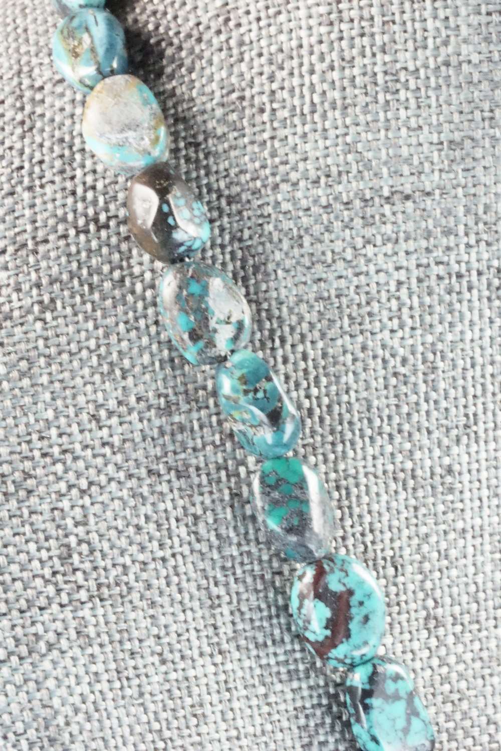 Turquoise & Sterling Silver Necklace - Doreen Jake