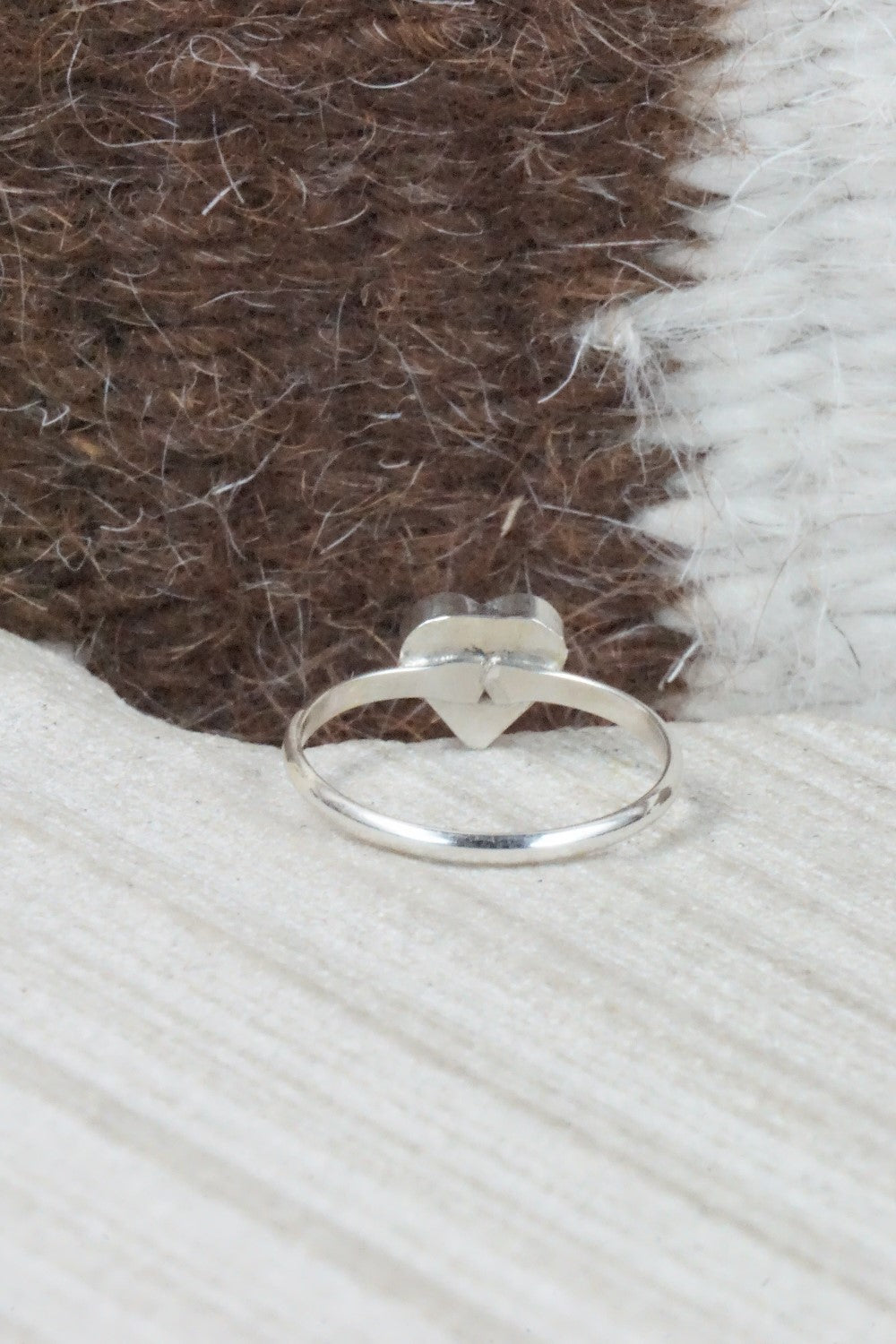 Turquoise & Sterling Silver Ring - A Lalio - Size 4