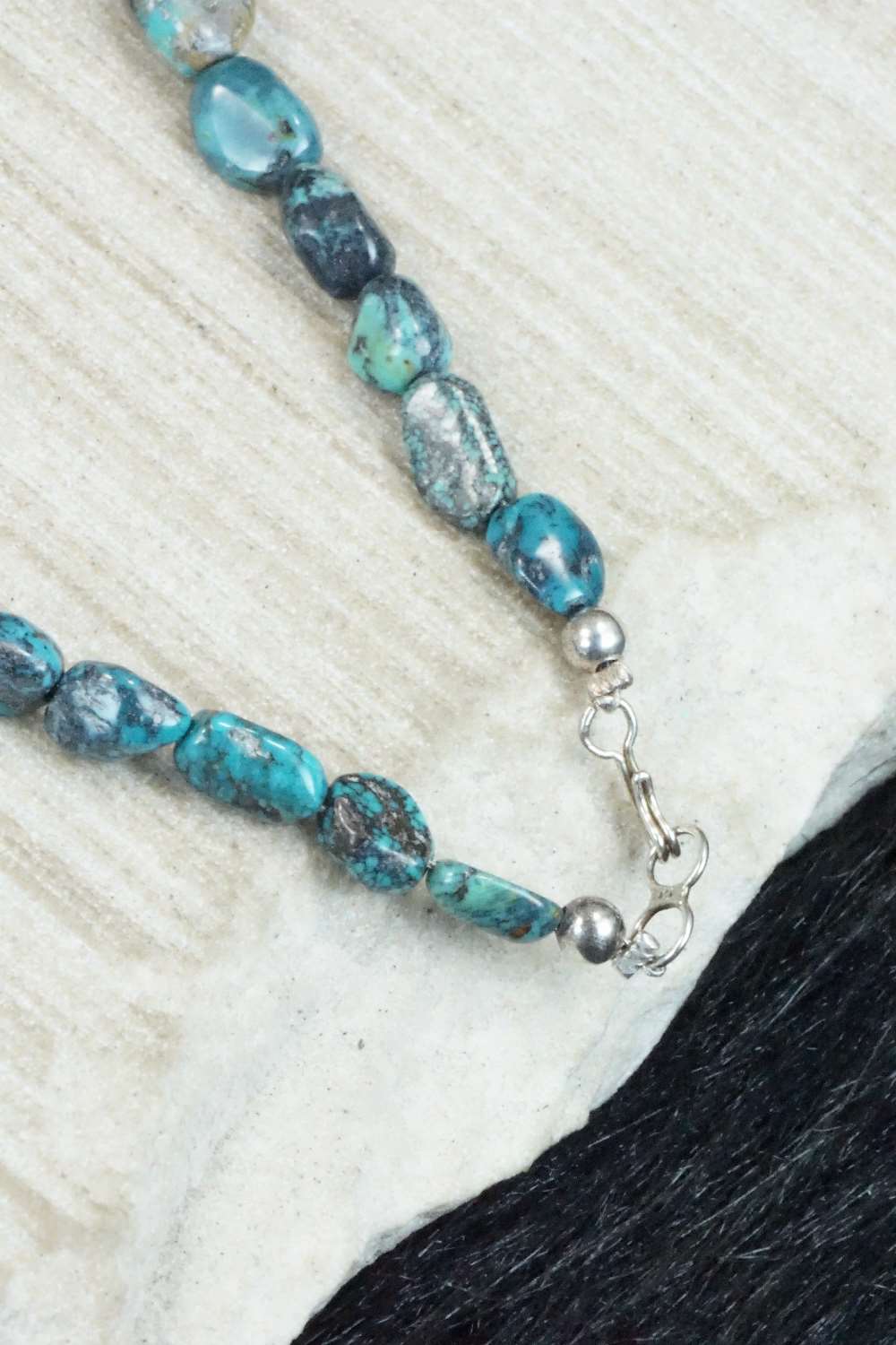Turquoise & Sterling Silver Necklace - Doreen Jake