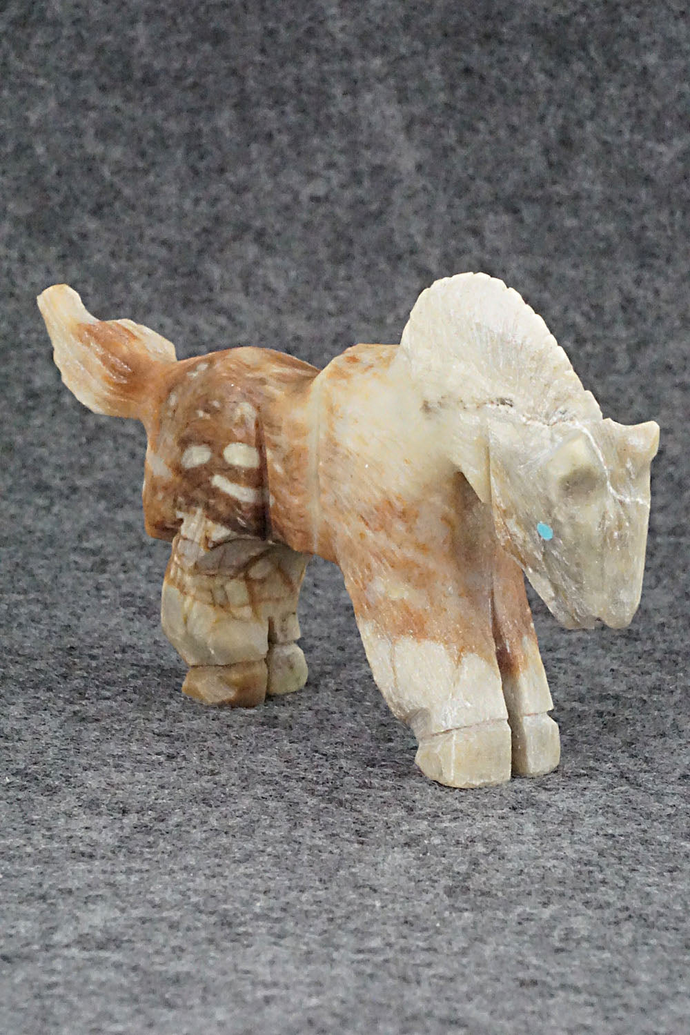 Horse Zuni Fetish Carving - Tony Mackel