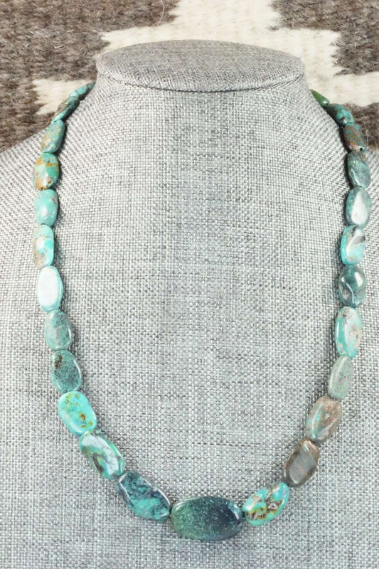 Turquoise & Sterling Silver Necklace - Doreen Jake