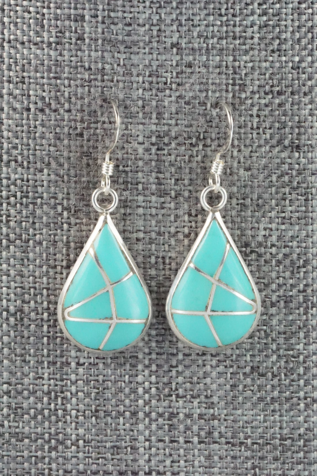 Turquoise & Sterling Silver Earrings - Laurie Kallestewa