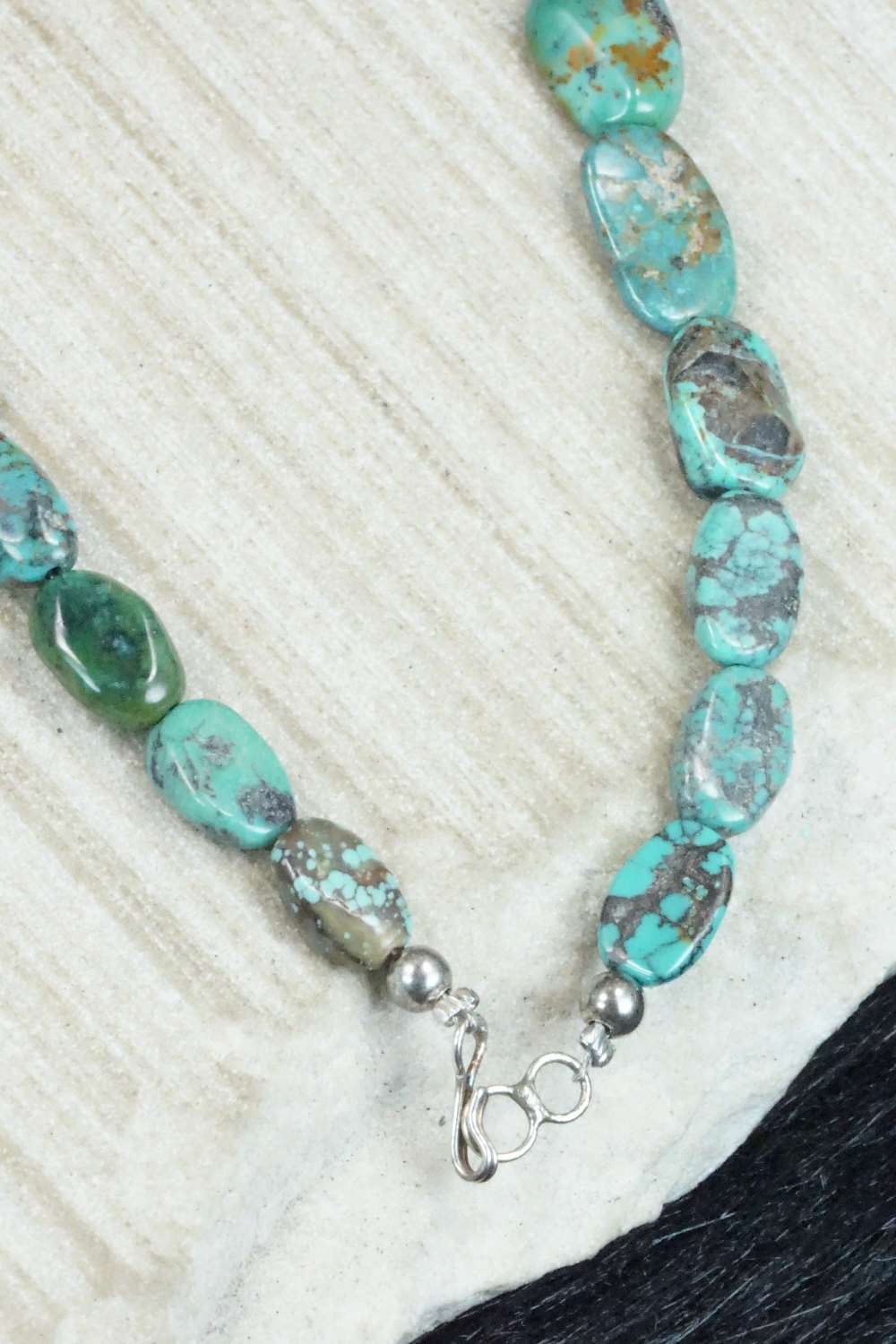 Turquoise & Sterling Silver Necklace - Doreen Jake