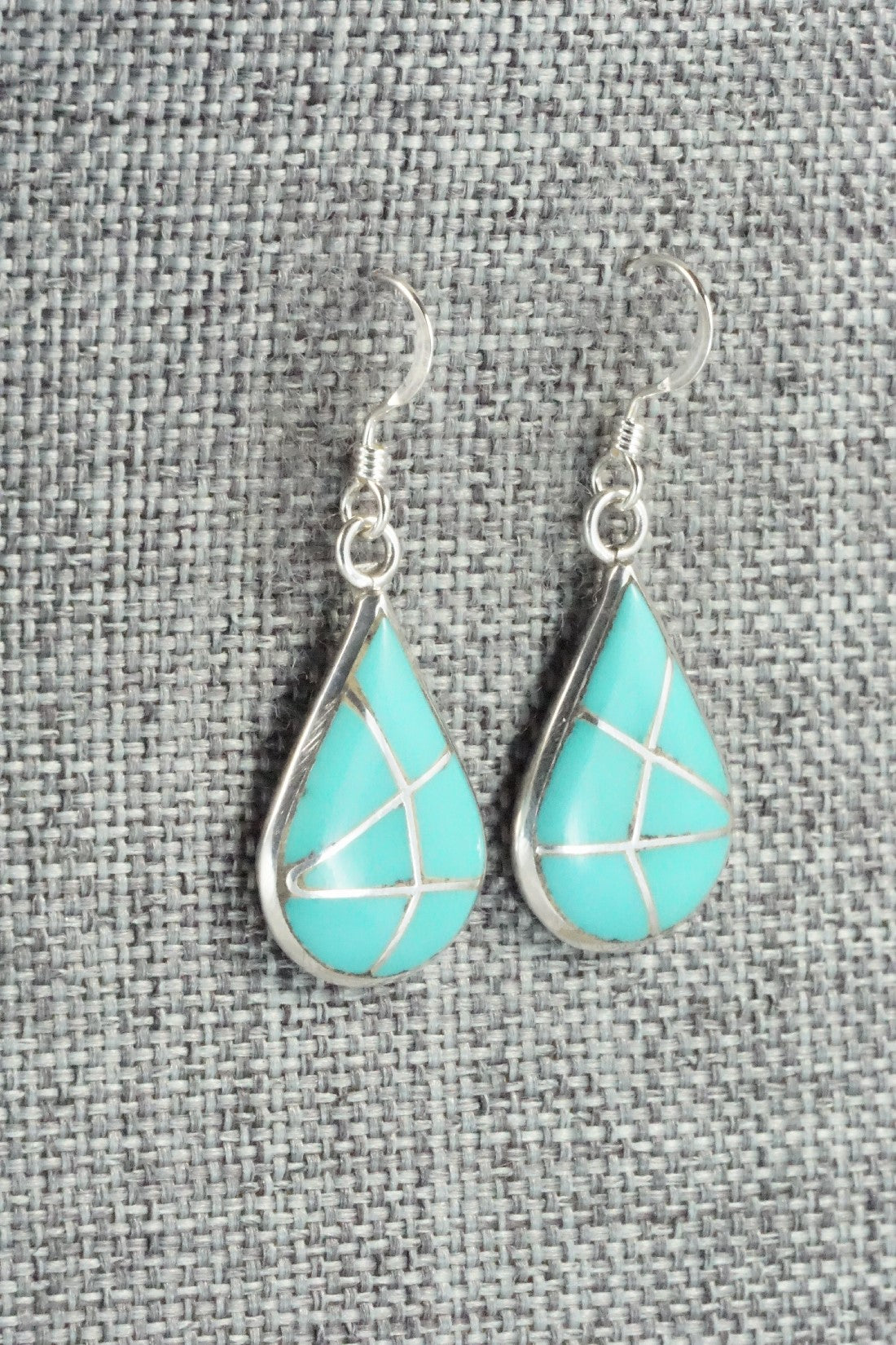 Turquoise & Sterling Silver Earrings - Laurie Kallestewa