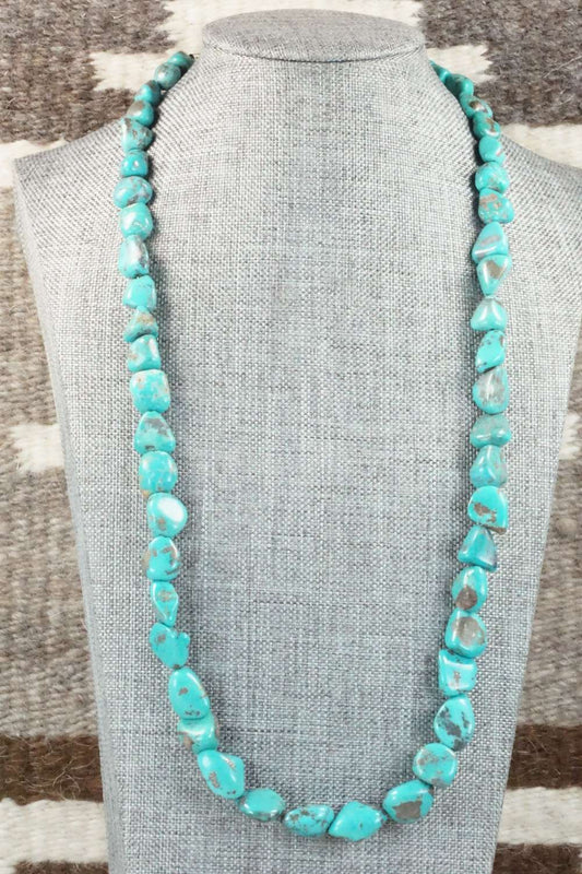 Turquoise & Sterling Silver Necklace - Doreen Jake