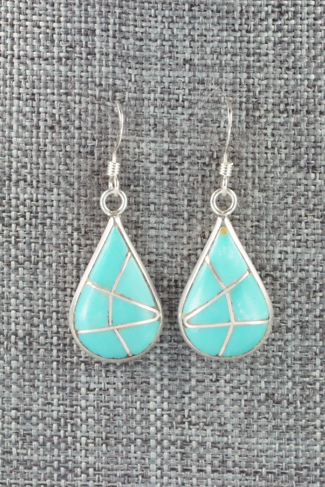 Turquoise & Sterling Silver Earrings - Laurie Kallestewa