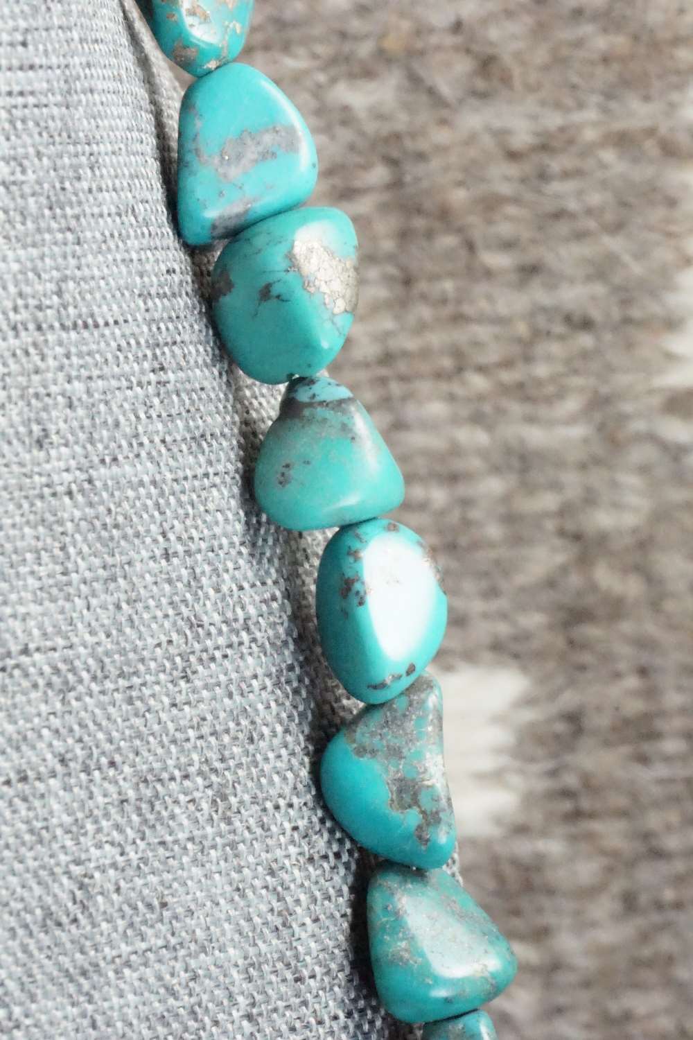 Turquoise & Sterling Silver Necklace - Doreen Jake