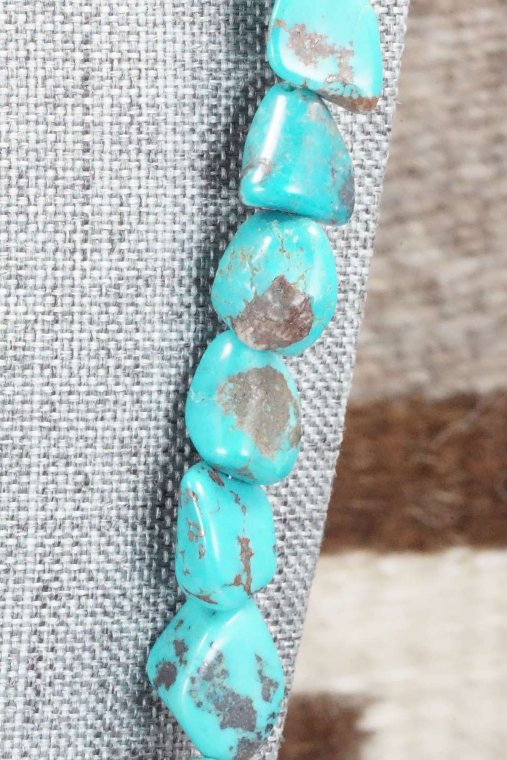 Turquoise & Sterling Silver Necklace - Doreen Jake