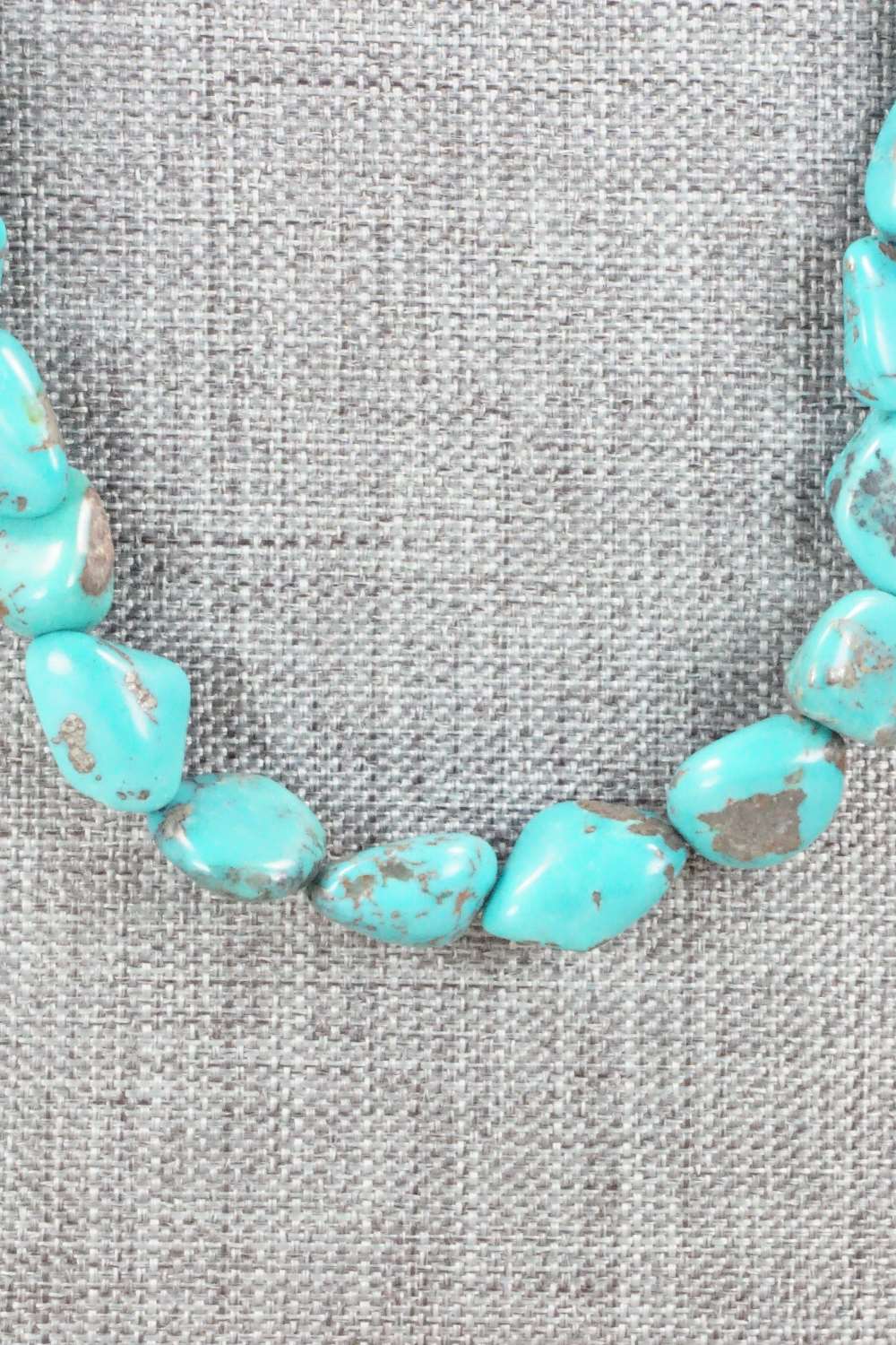 Turquoise & Sterling Silver Necklace - Doreen Jake