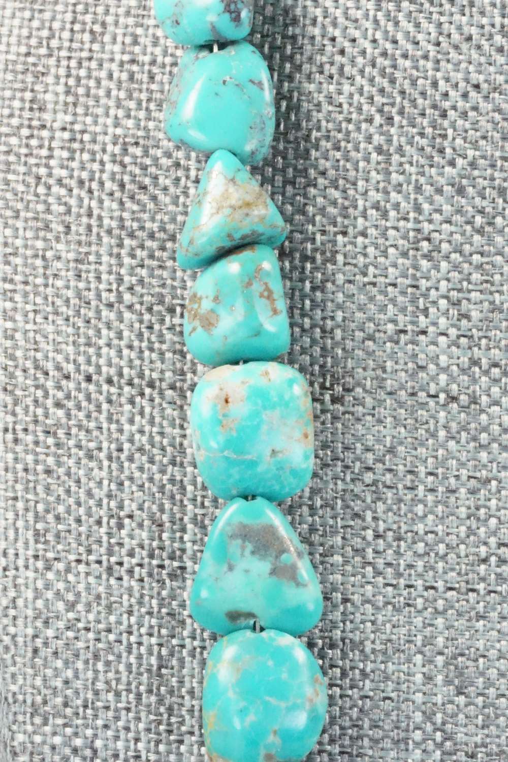 Turquoise & Sterling Silver Necklace - Doreen Jake