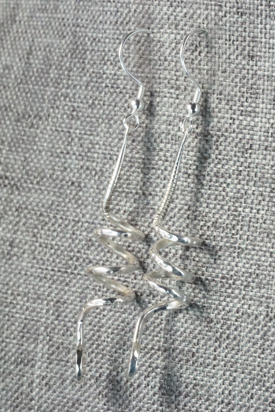 Coral & Sterling Silver Earrings - Joy Calavaza