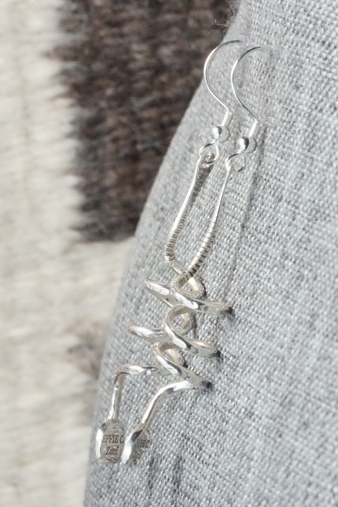 Coral & Sterling Silver Earrings - Joy Calavaza