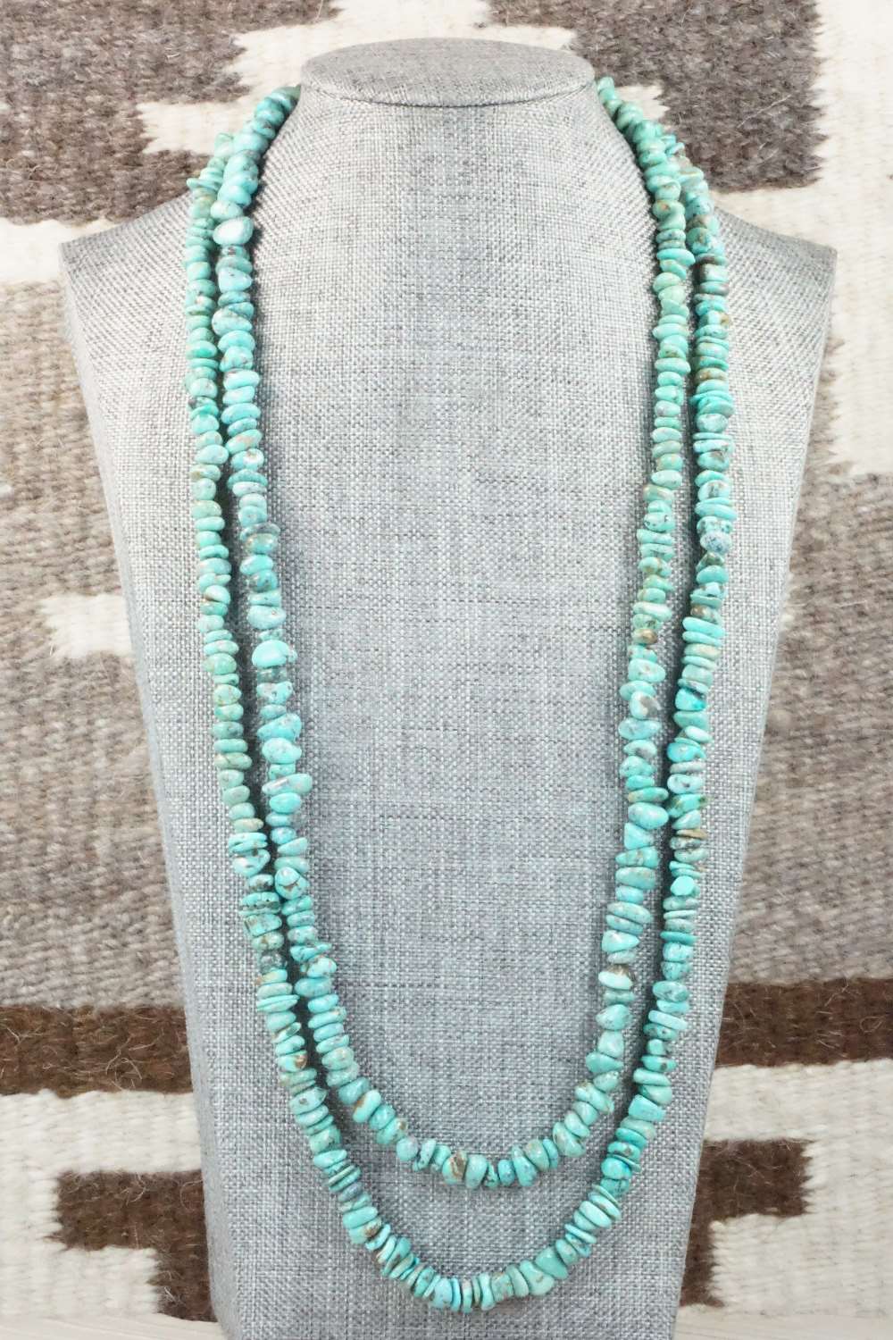 Turquoise & Sterling Silver Necklace - Doreen Jake