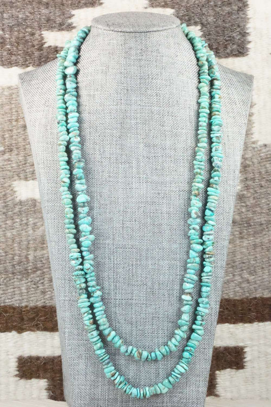 Turquoise & Sterling Silver Necklace - Doreen Jake