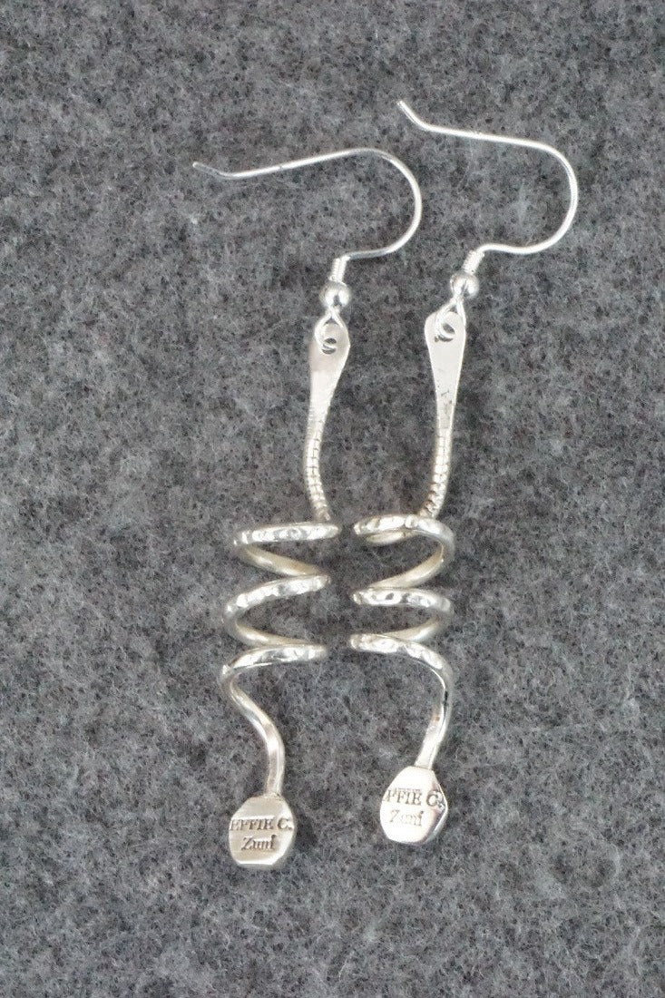 Coral & Sterling Silver Earrings - Joy Calavaza