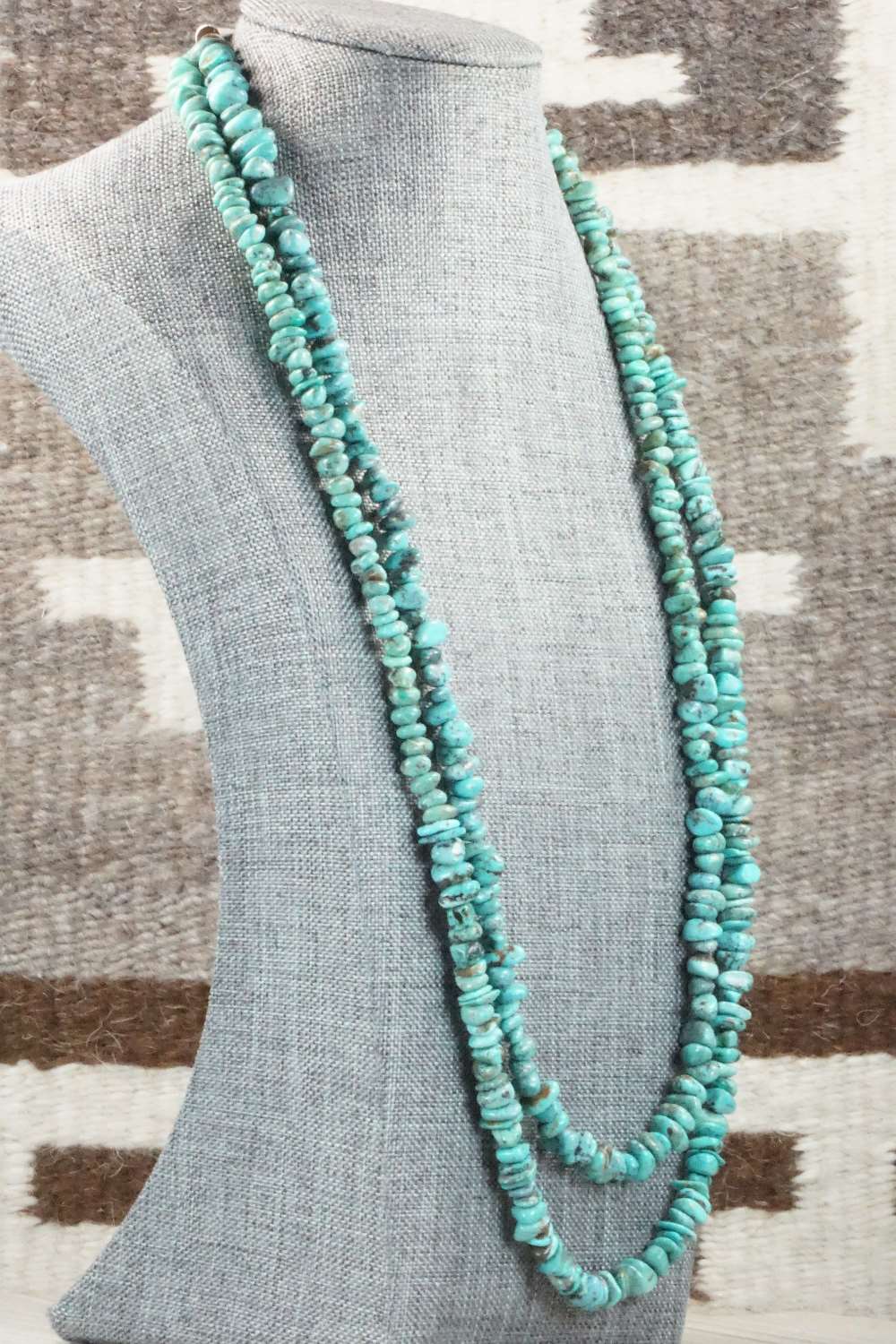 Turquoise & Sterling Silver Necklace - Doreen Jake