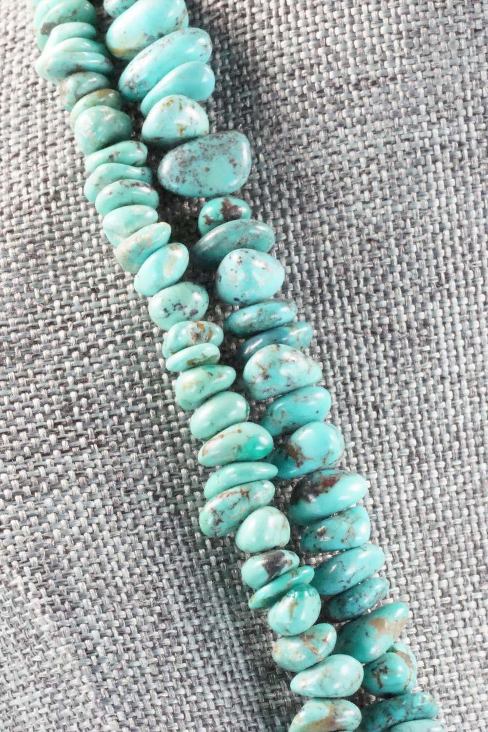 Turquoise & Sterling Silver Necklace - Doreen Jake