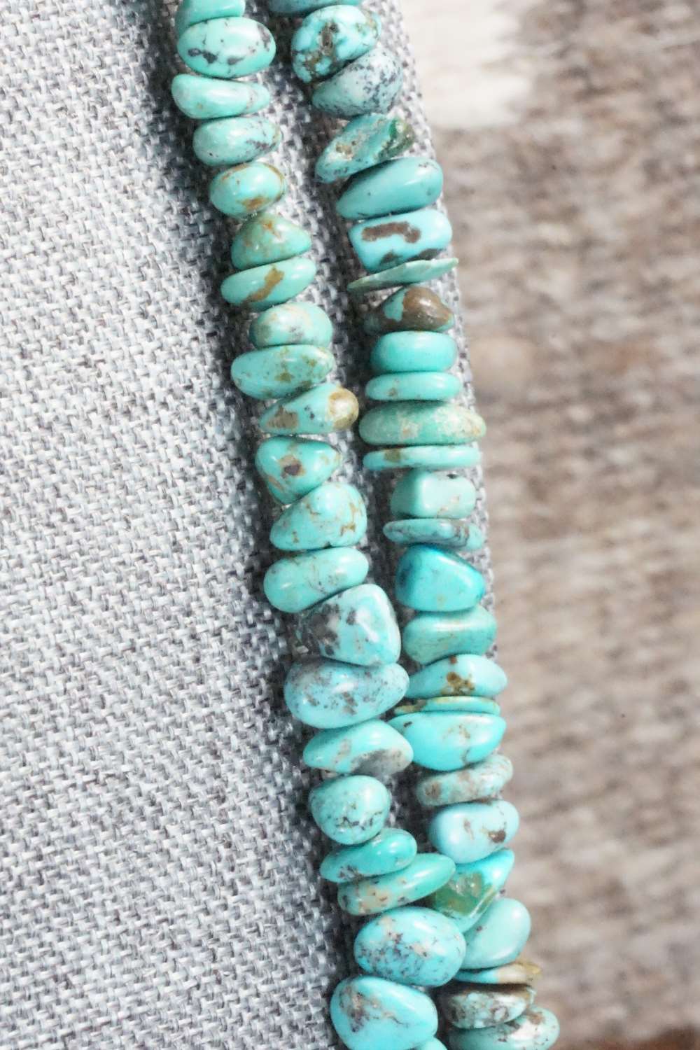 Turquoise & Sterling Silver Necklace - Doreen Jake