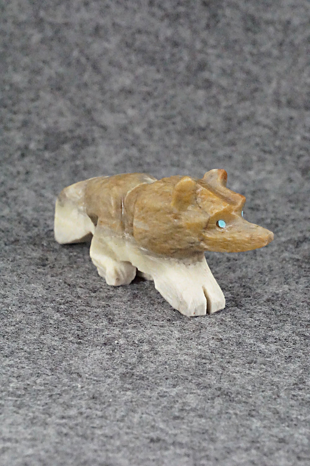 Wolf Zuni Fetish Carving - Tony Mackel