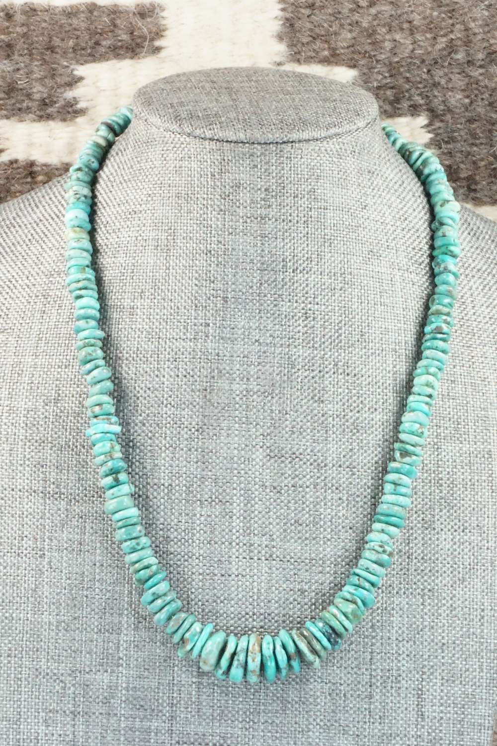 Turquoise & Sterling Silver Necklace - Doreen Jake