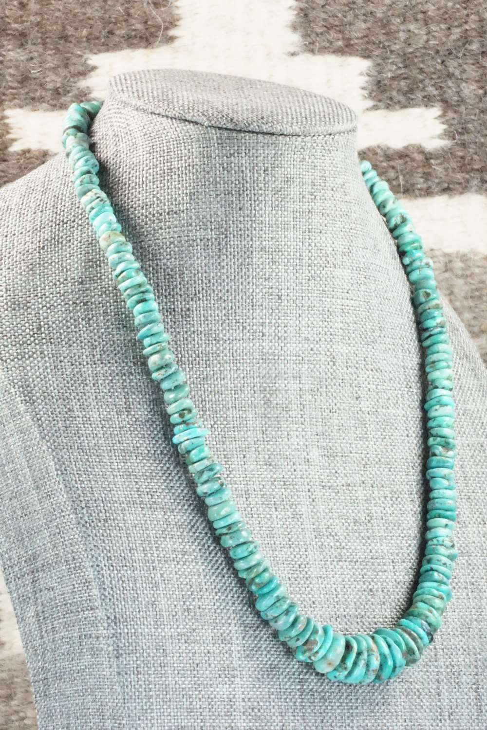 Turquoise & Sterling Silver Necklace - Doreen Jake