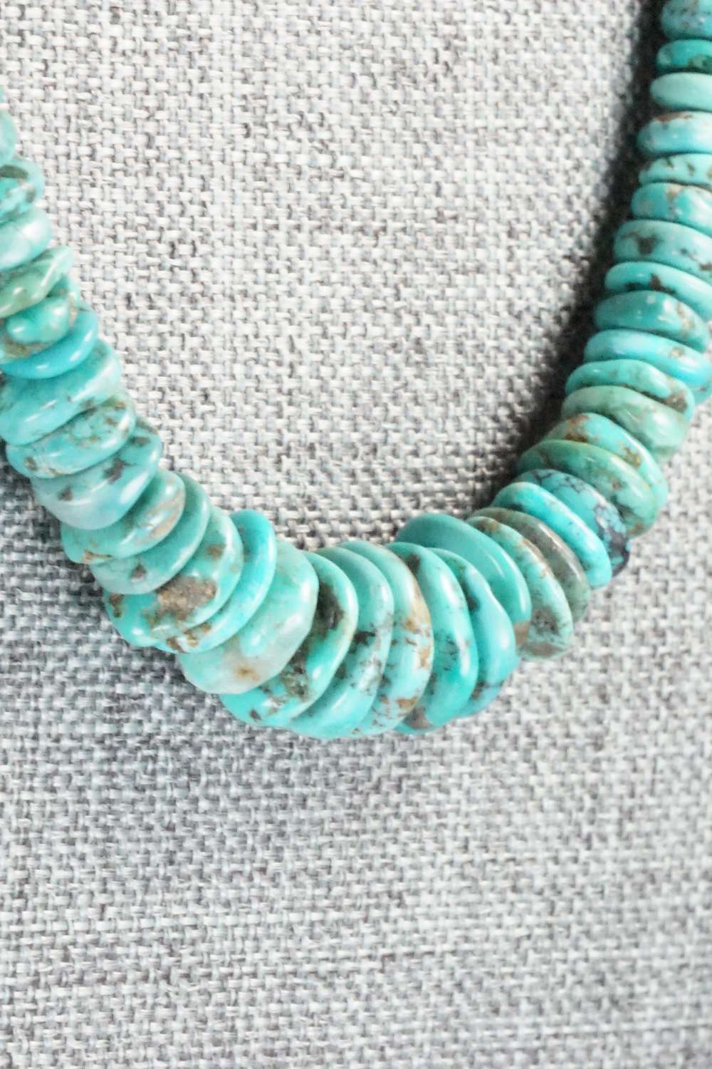 Turquoise & Sterling Silver Necklace - Doreen Jake