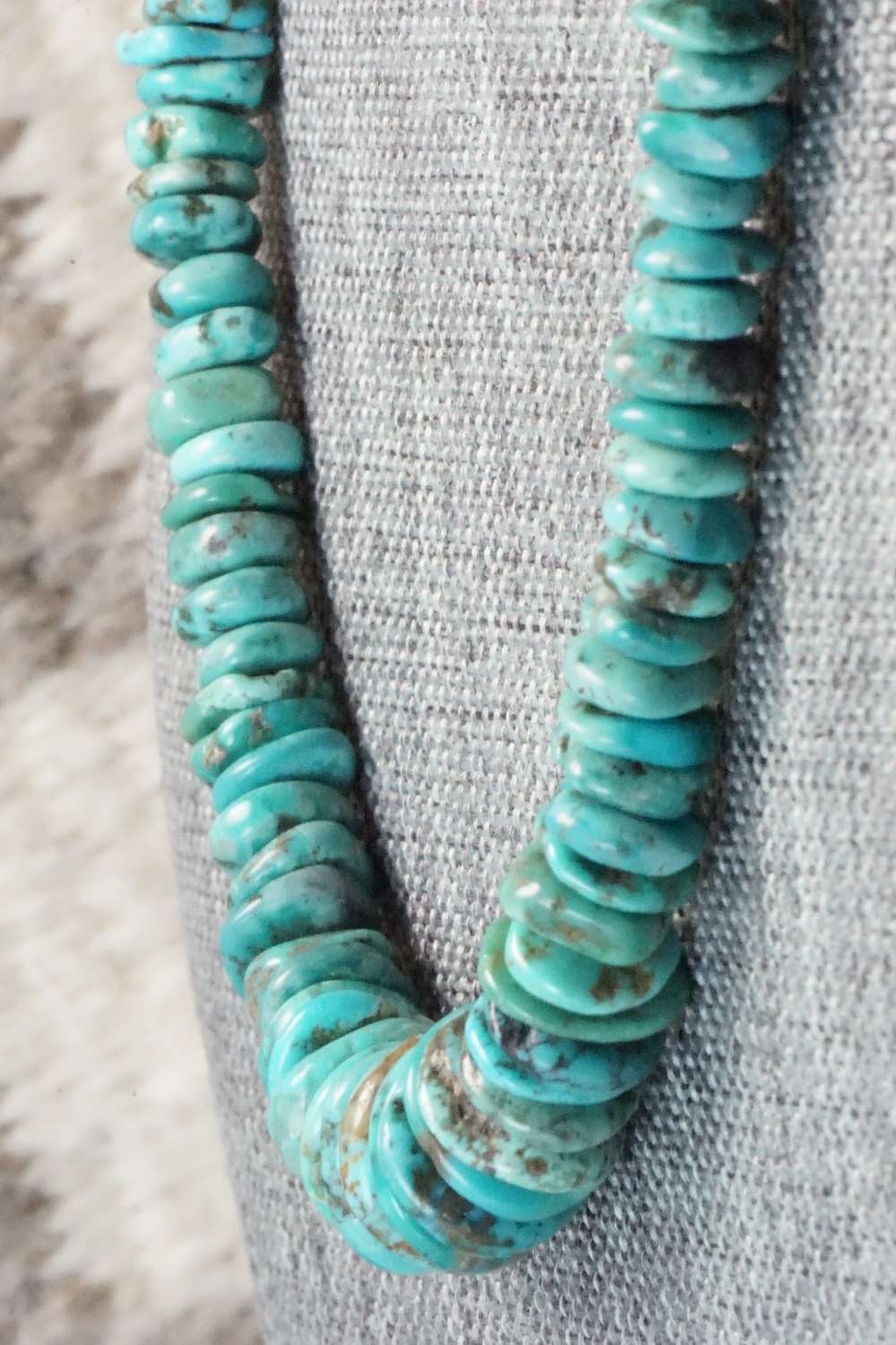 Turquoise & Sterling Silver Necklace - Doreen Jake