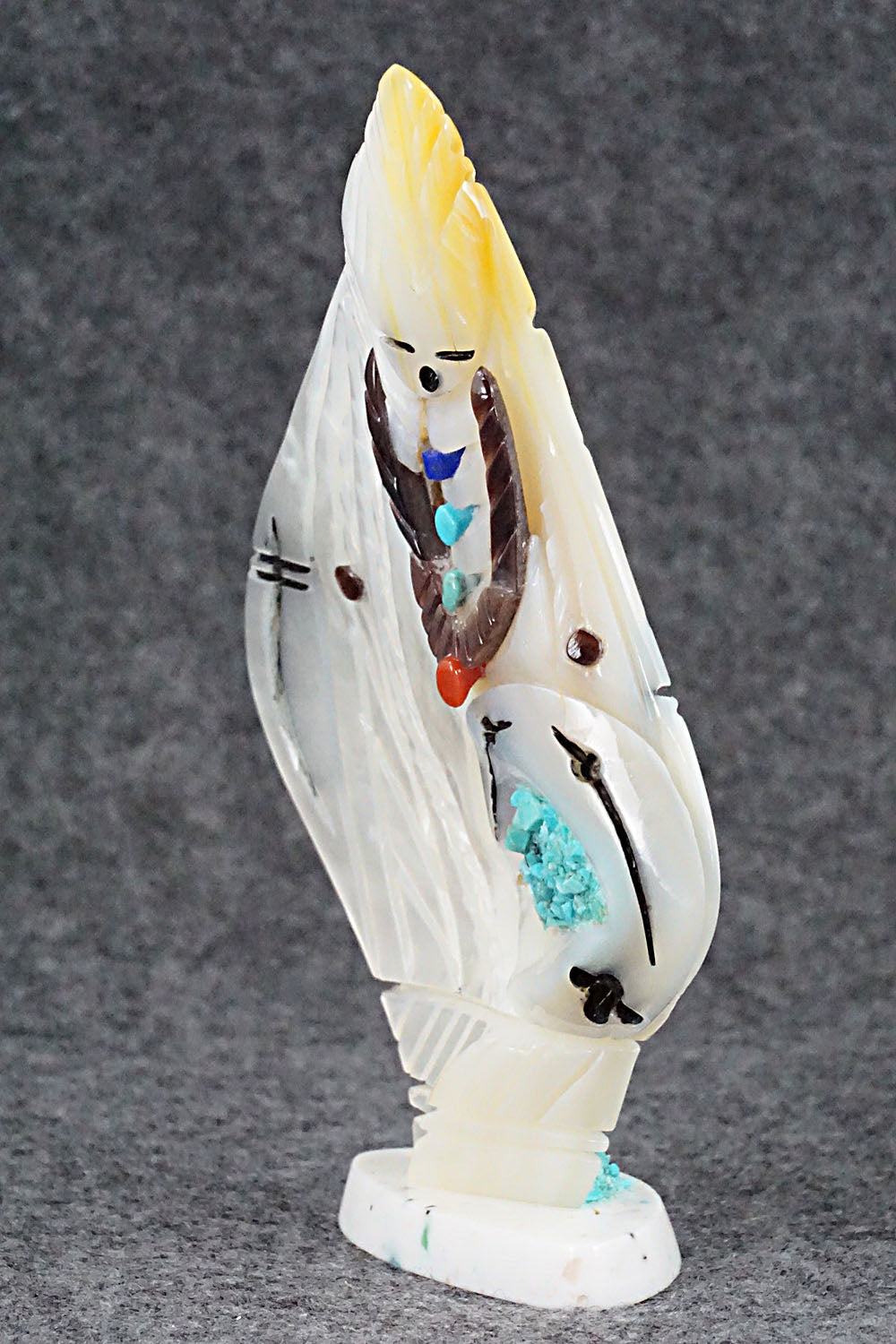 Corn Maiden Zuni Fetish Carving - Vickie Quandelacy