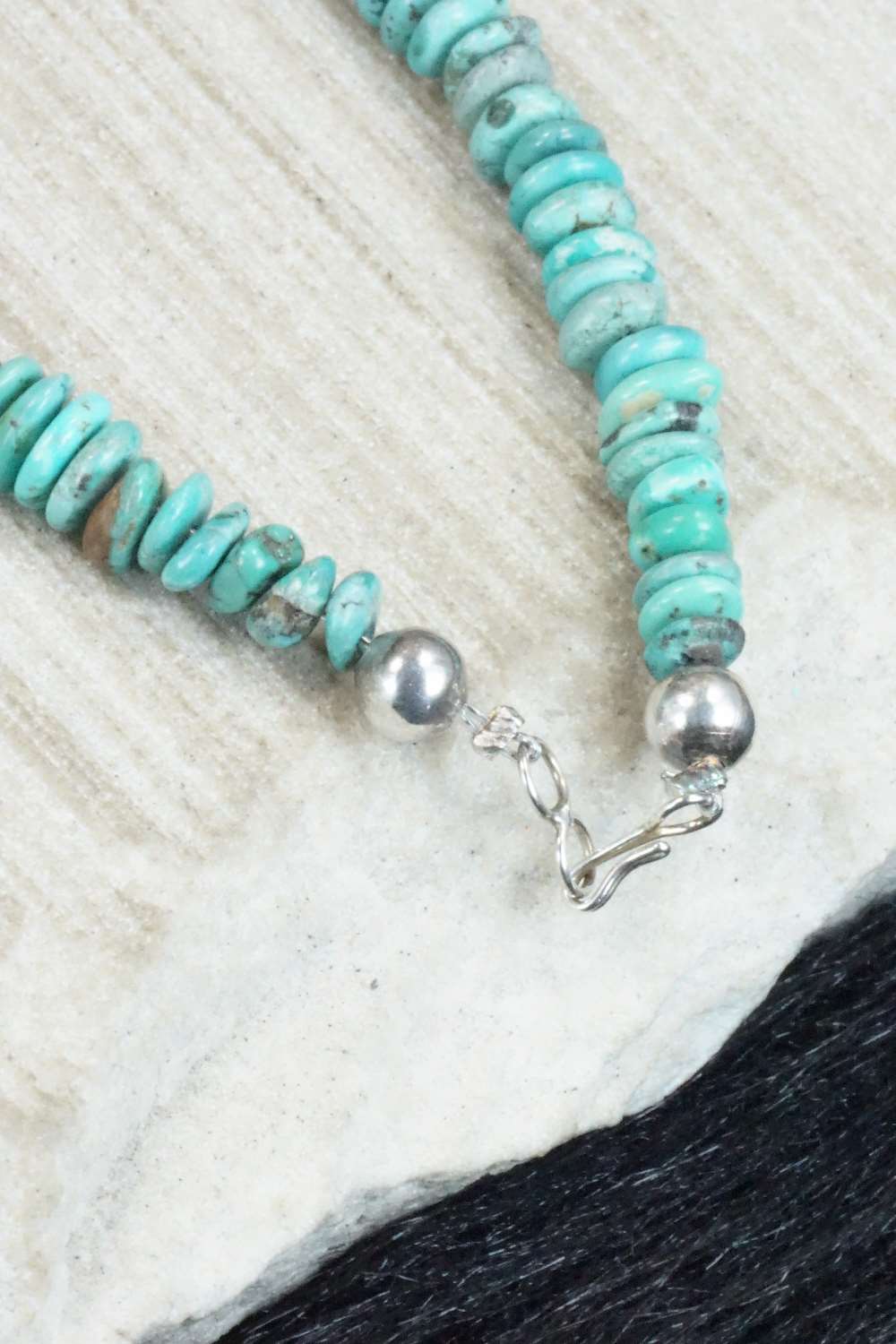 Turquoise & Sterling Silver Necklace - Doreen Jake