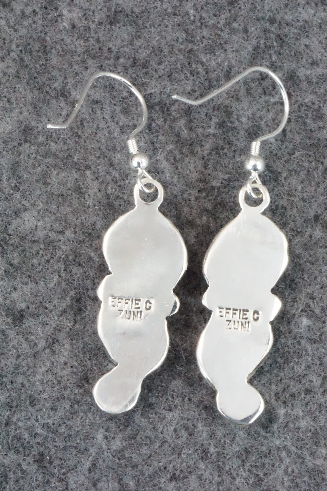 Turquoise, Coral & Sterling Silver Earrings - Joy Calavaza