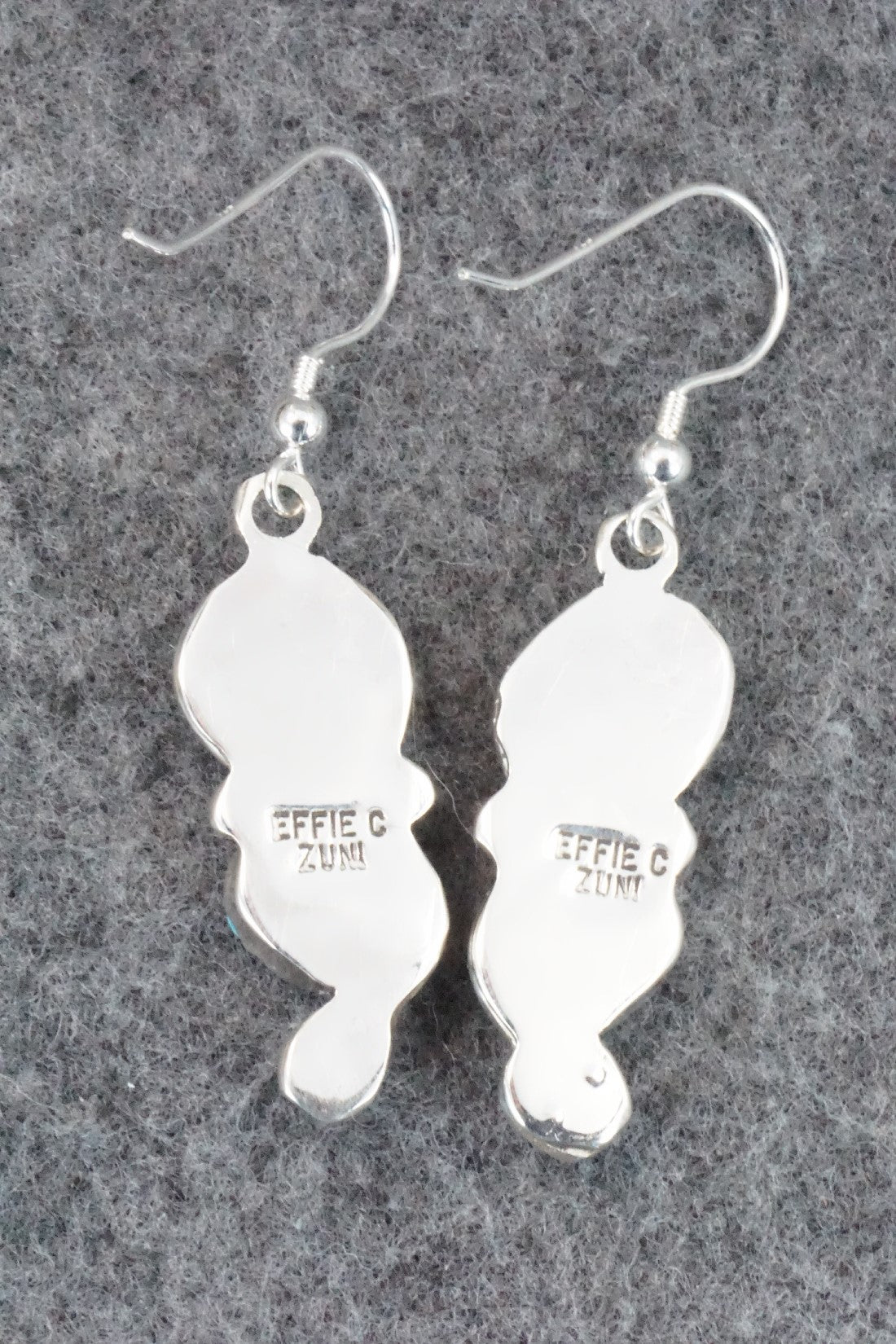 Turquoise & Sterling Silver Earrings - Joy Calavaza