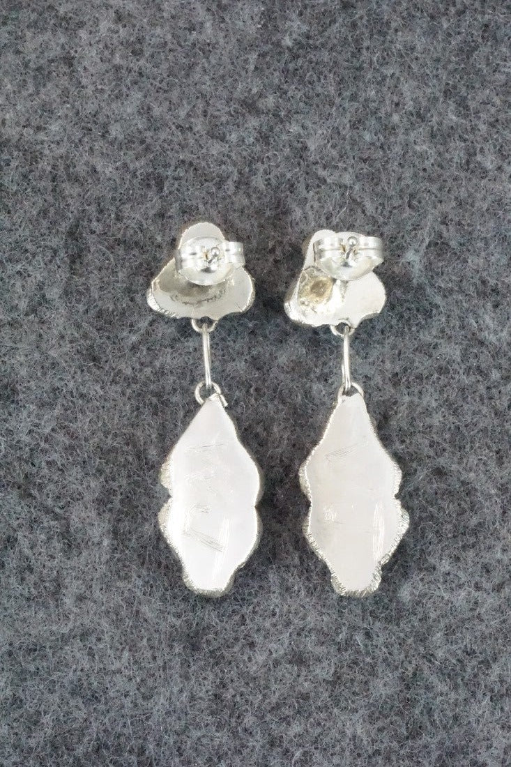 Turquoise & Sterling Silver Earrings - Waylon Johnson