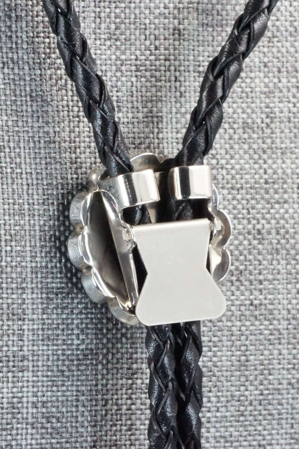 Multi Stone & Sterling Silver Inlay Bolo Tie - Denise Siutza